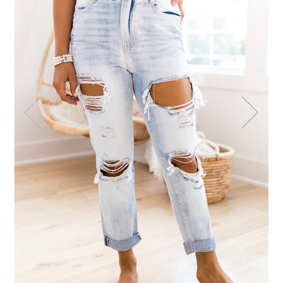 KanCan Denim - Pinklily Paperbag waist jeans